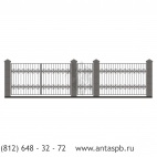 Забор кованый