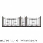 Забор кованый