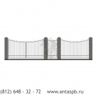 Забор кованый